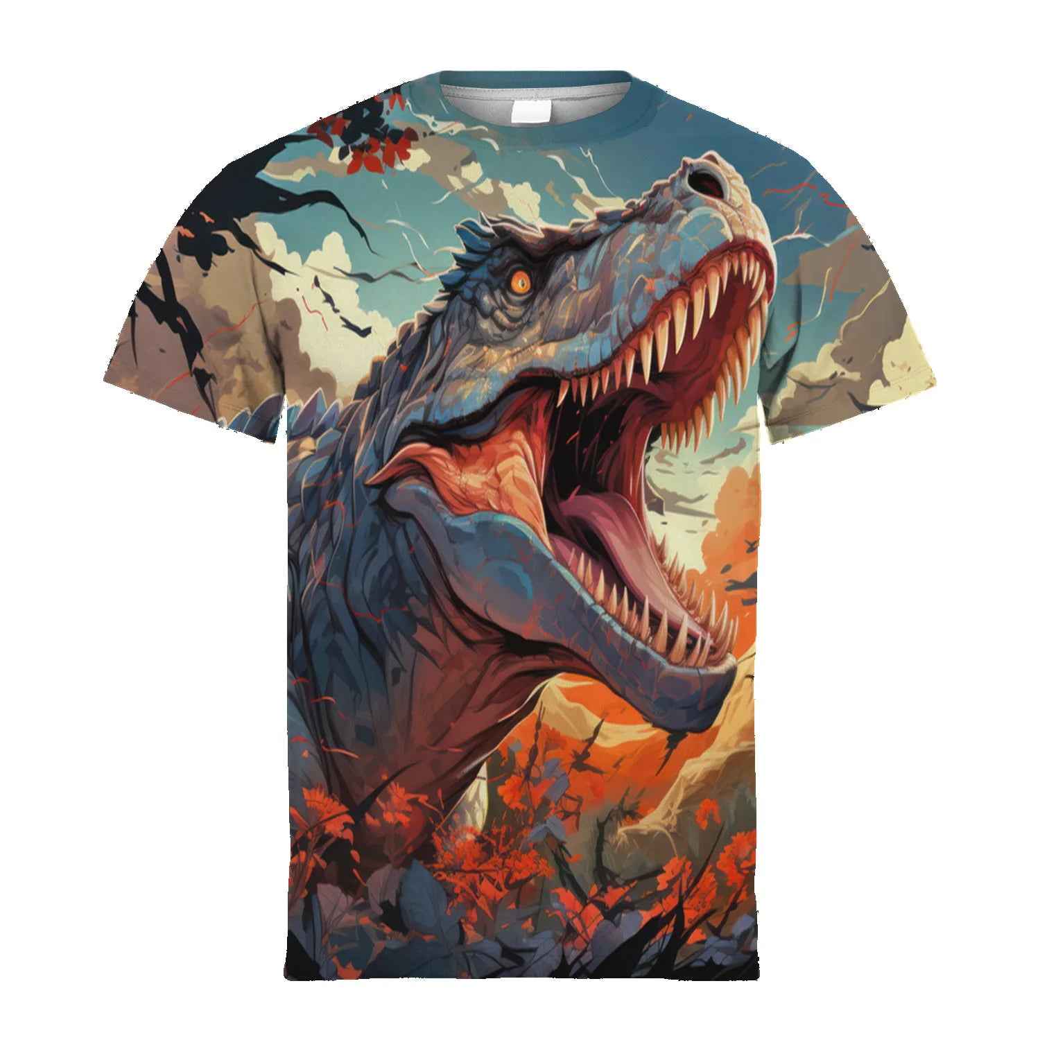 🦖Dino-Mite Summer Fun Tee for Little Adventurers - ThiGui
