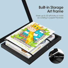 🎨Magnetic Wooden Art Frame – Display Their Masterpieces with Love! - ThiGui