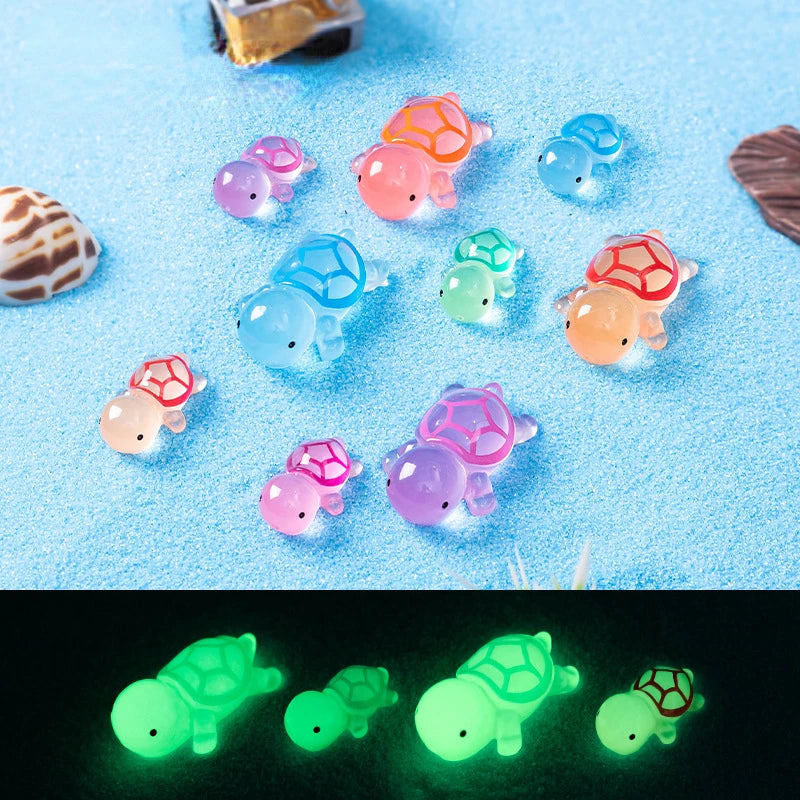 🐢🌟 Glowing Mini Turtle Set – 20 Pieces of Pure Magic for Play & Decor! ✨🌈 - ThiGui