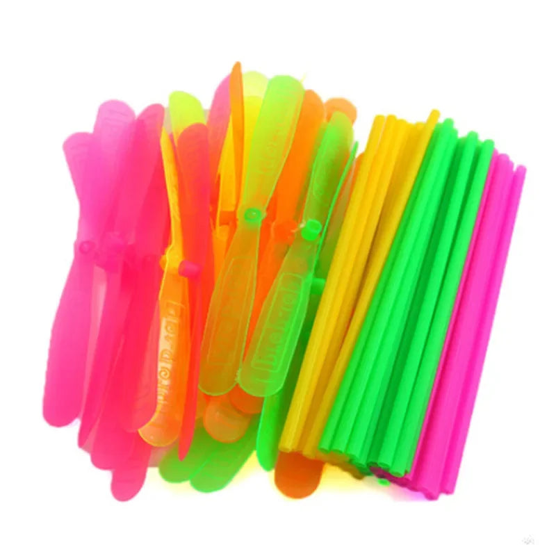 🌀 Whoosh & Laugh! Classic Bamboo Dragonfly Spinning Toy for Big Kids 🎯🎨 - ThiGui