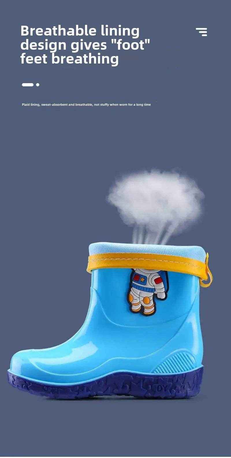 🌧Out-of-This-World Rain Boots for Kids – Cosy, Comfy, and Perfect for Puddle Missions! - ThiGui