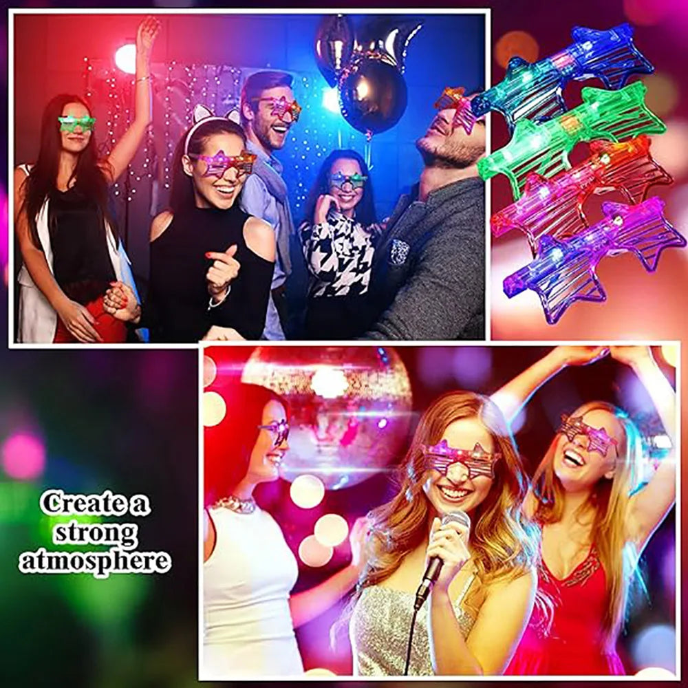 🎉 Glow Party Glasses – Light-Up Fun for Birthdays, Sleepovers & Celebrations! 😎✨ - ThiGui