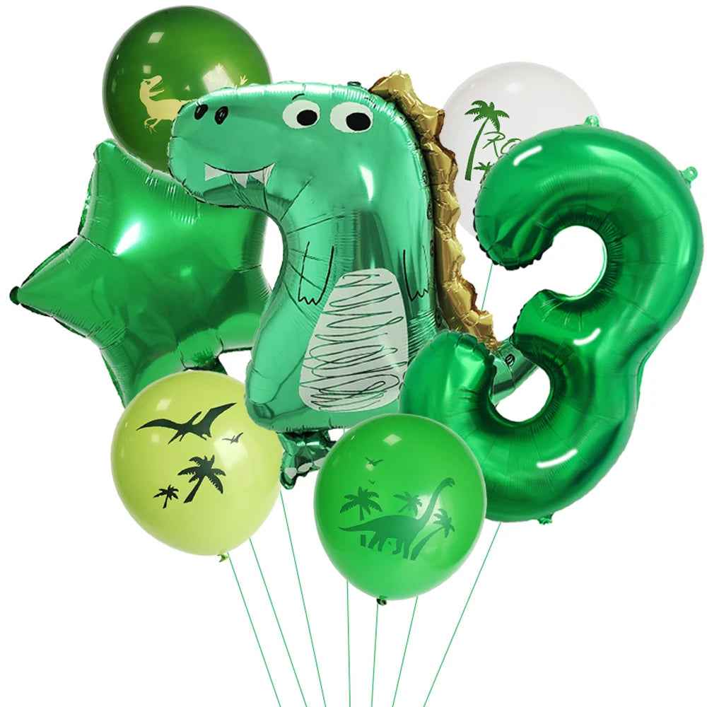 🦕 Dino-Roar Party Set – Fun Disposable Tableware for a Jurassic Birthday Bash 🎂🎈 - ThiGui
