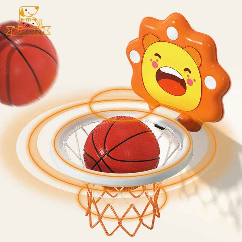 🏀 Stick & Dunk Basketball Set – Indoor Hoop Fun Without the Screws! 🧒💥 - ThiGui