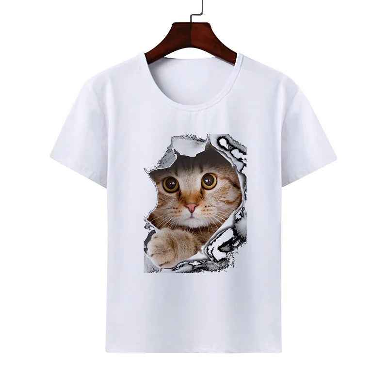 🐱 Purr-fectly Cool! 3D Cat T-Shirt for Boys 😻🎨 - ThiGui
