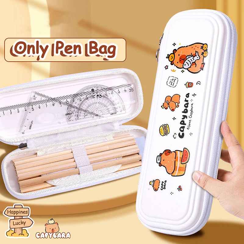 ✂️ Capybara Power Case – 3D Hard Shell Pencil Box That’s Tough, Cute & School-Proof - ThiGui