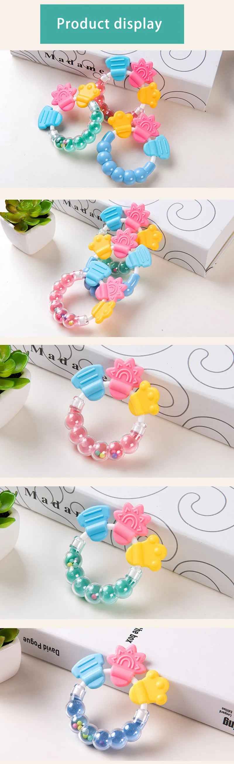 👶 Baby’s First Sensory Rattle – A Tiny Toy with Big Benefits! 🎈🐘 - ThiGui