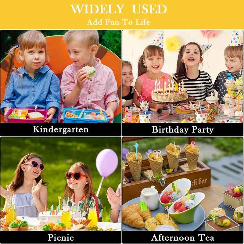 🐰🍎 Cute Animal Food Picks – Make Mealtime Fun & Fuss-Free! 🍱🎉 - ThiGui