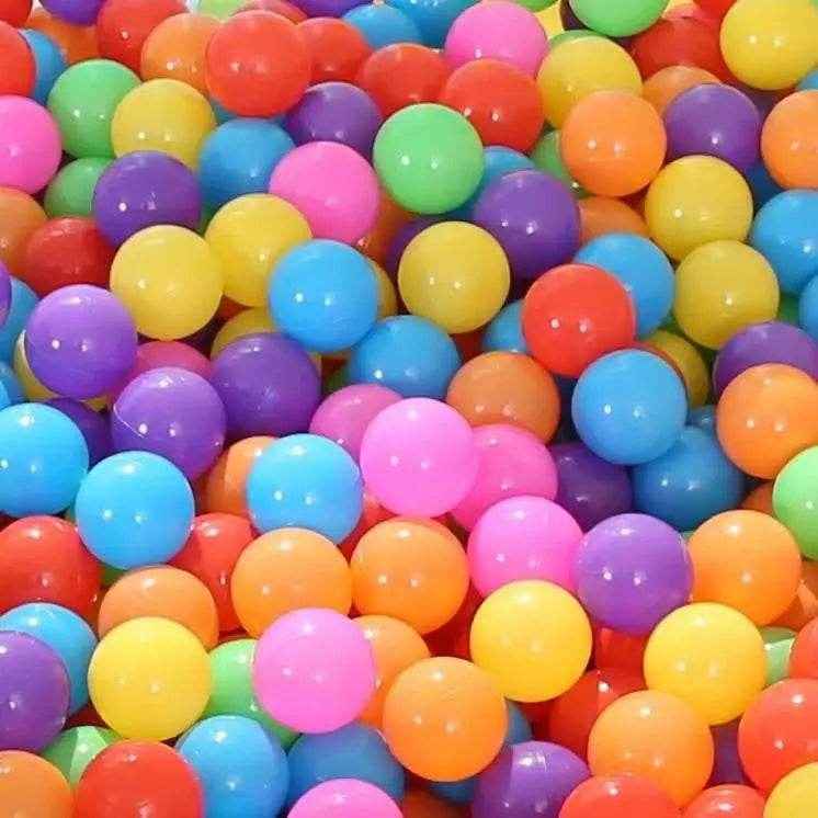 🧸100 Colorful Soft Ocean Balls – Perfect for Pool, Bath & Play Tent Fun! - ThiGui