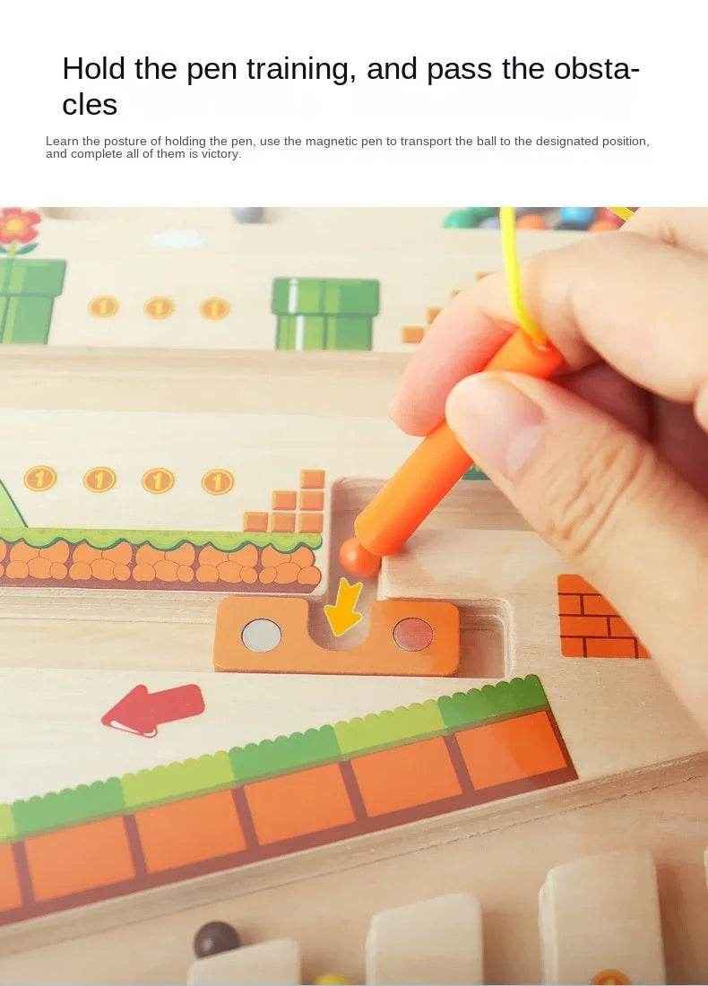 💡Montessori Magnetic Maze – A Colourful Puzzle Adventure for Clever Little Fingers - ThiGui