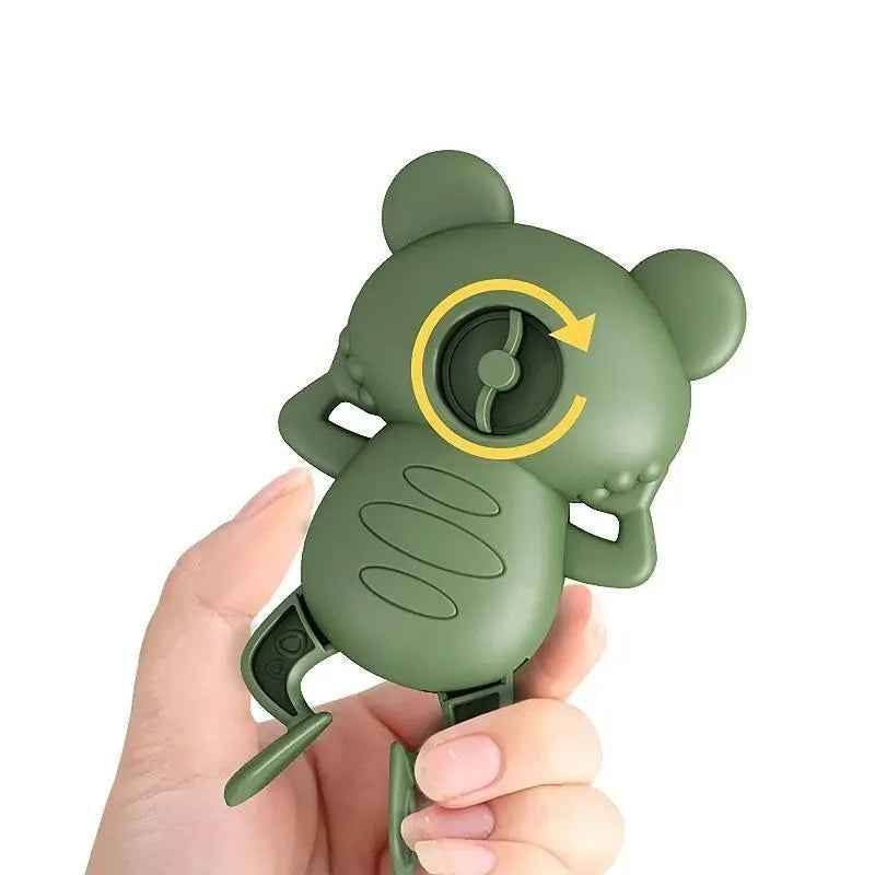 🐸 Wind It Up & Watch It Swim – Bath Time Fun with Clockwork Frog Toys! 🚿💫 - ThiGui