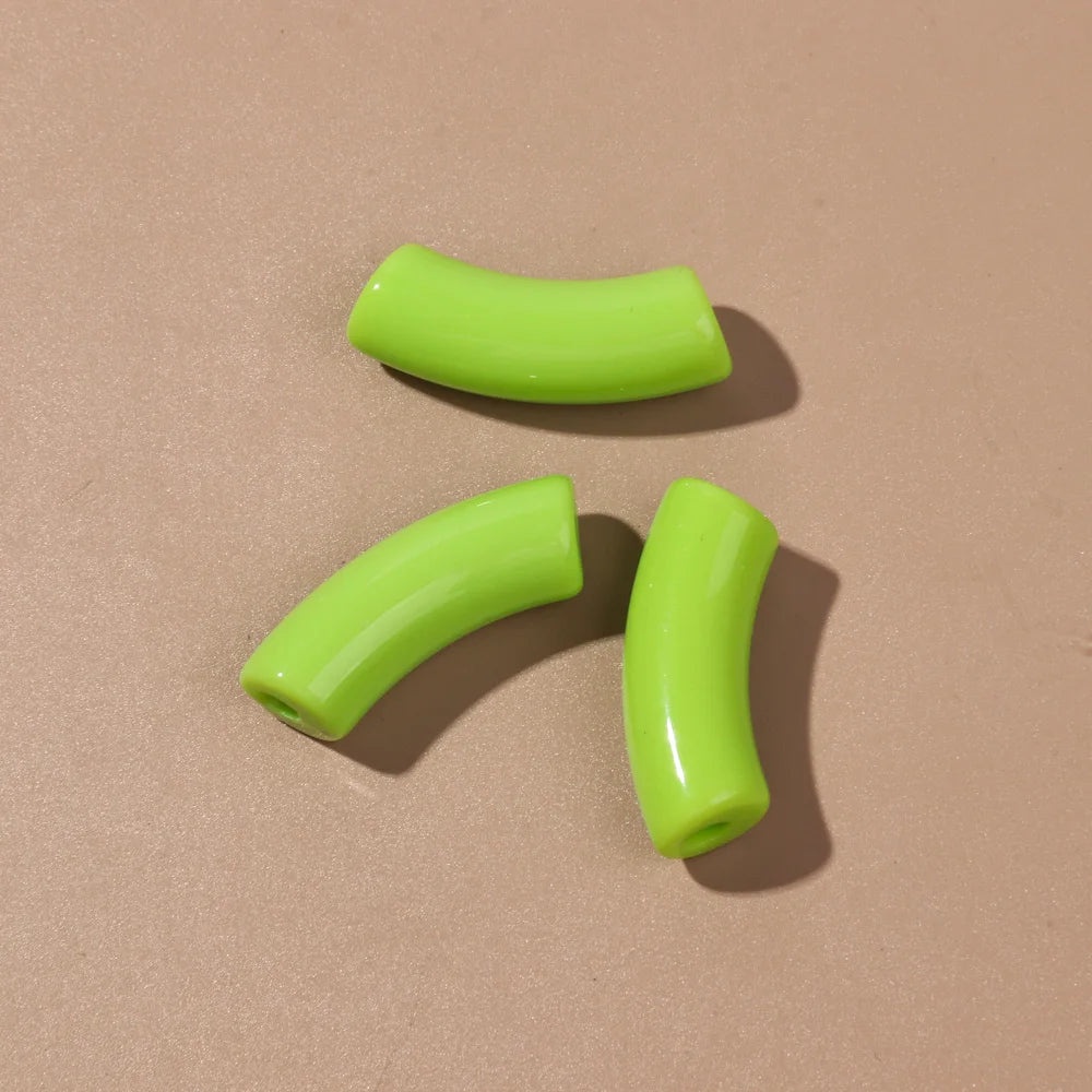 🌈 Lot de 20 Perles Tubes Arc-en-ciel – Idéal pour Créer des Bijoux Colorés et Fun ! 💫🧵 - ThiGui