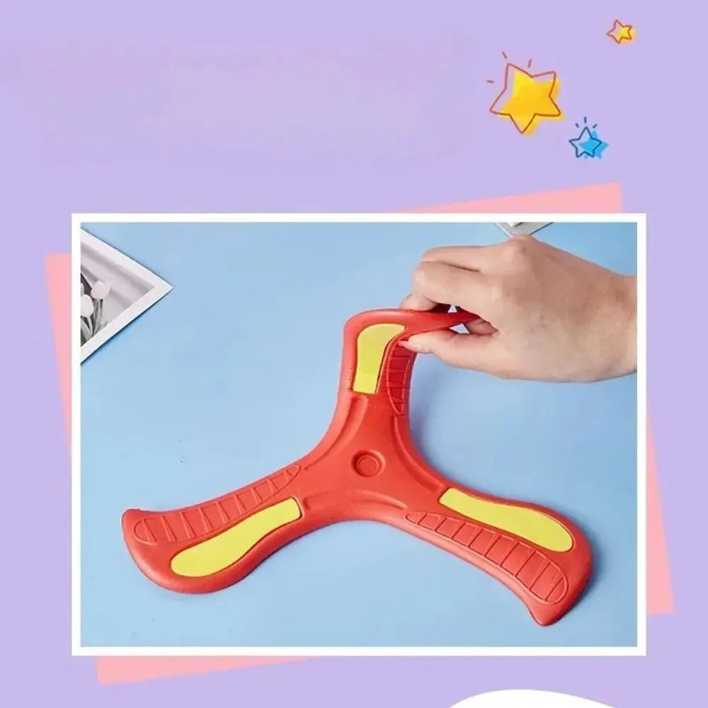 🌀 Boomerang Fun! Easy-Throw Three-Leaf Toy for Kids – Outdoor Action for All Ages 🎯🌈 - ThiGui