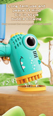 🦖Roaring Fun Bubble Blaster – 40-Hole Dino Bubble Gun for Endless Outdoor Play! - ThiGui