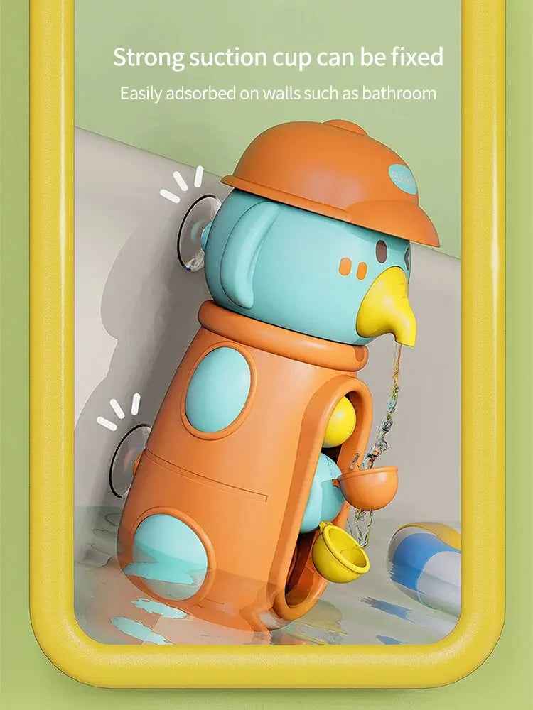 🛁 Duck Waterwheel Bath Toy – Splash, Scoop & Spin with Bathtime’s Cutest Companion! 🐤💦 - ThiGui