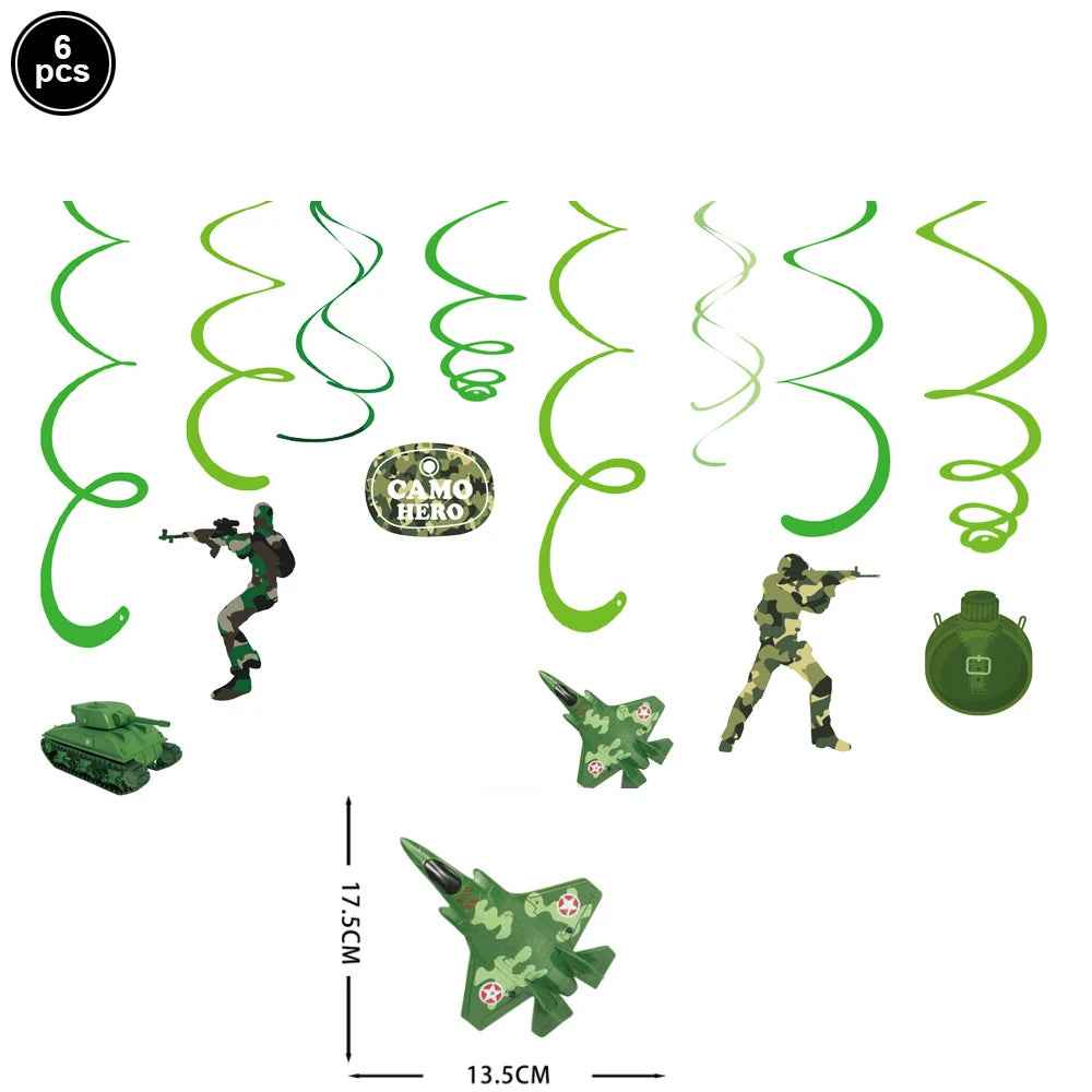 🪖The Ultimate Camouflage Party Set – Turn Your Boy's Birthday Into an Army Adventure! - ThiGui