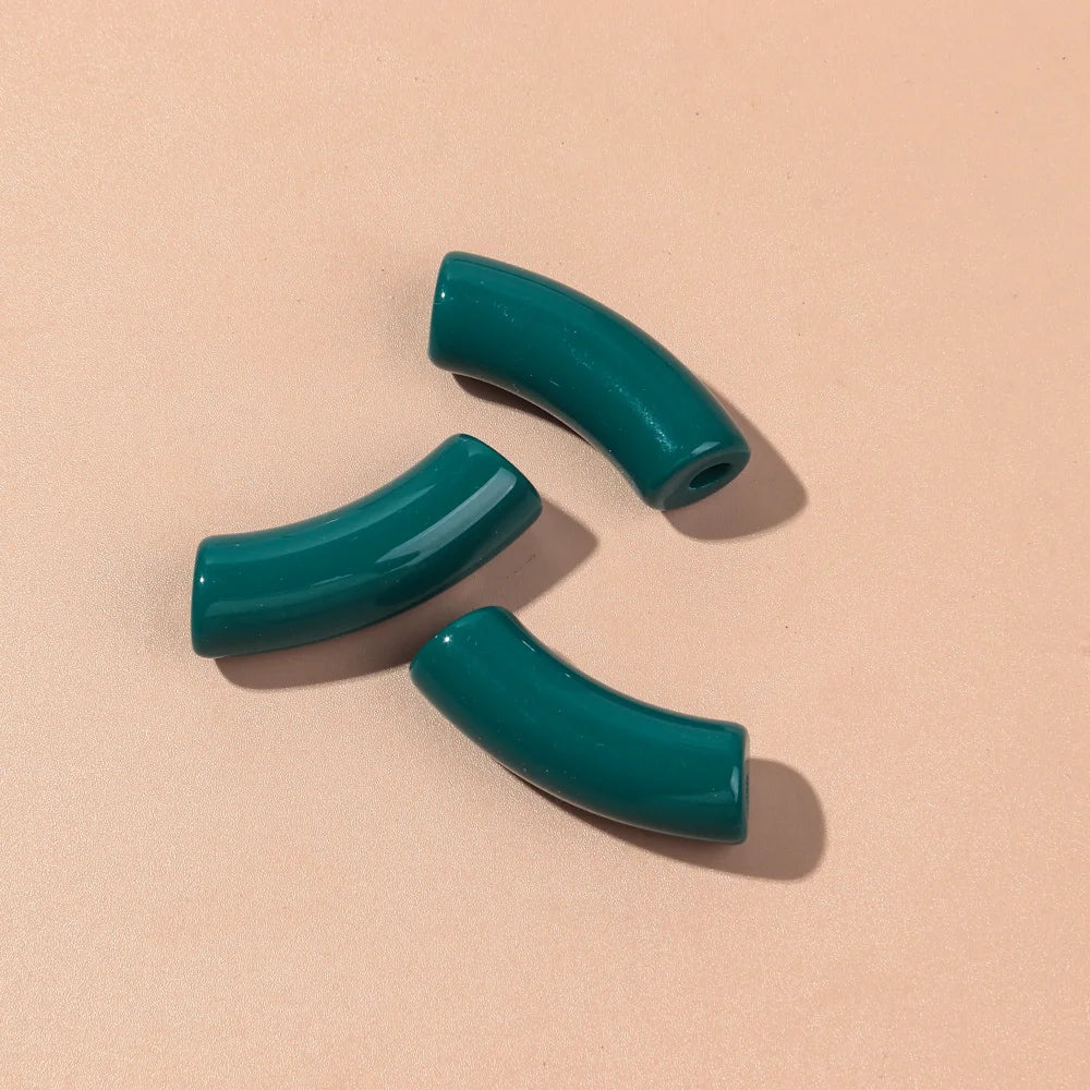 🌈 Lot de 20 Perles Tubes Arc-en-ciel – Idéal pour Créer des Bijoux Colorés et Fun ! 💫🧵 - ThiGui