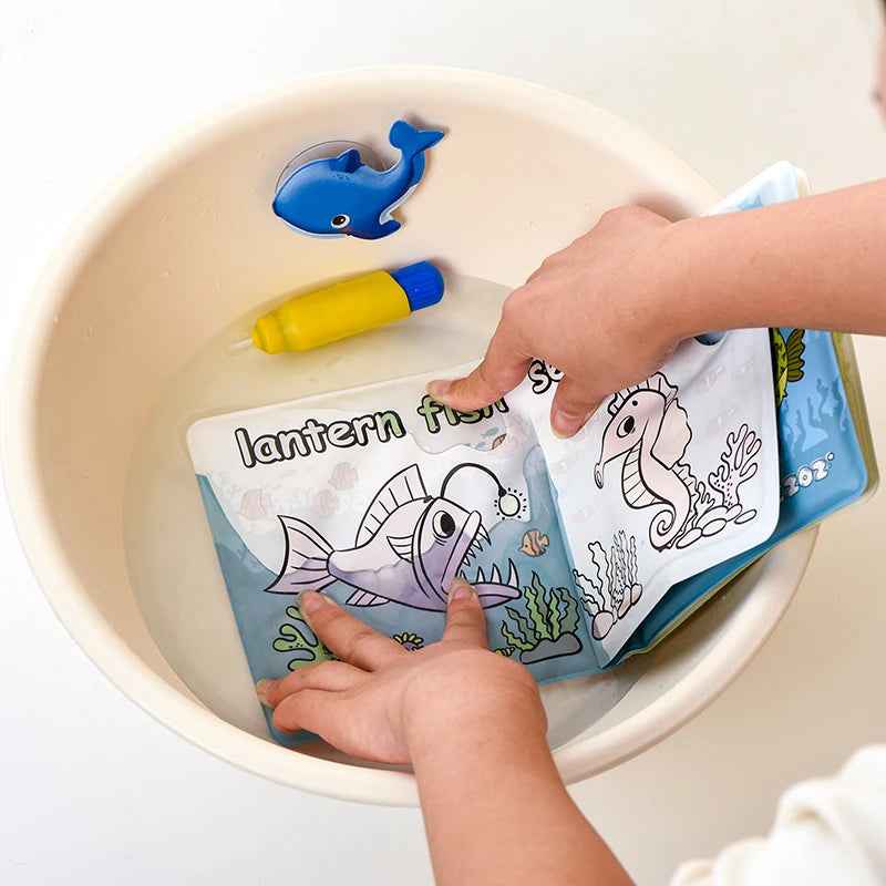 📖 Splash & Learn – Magic Bath Books That Reveal Colors with Water! 🛁🎨 - ThiGui