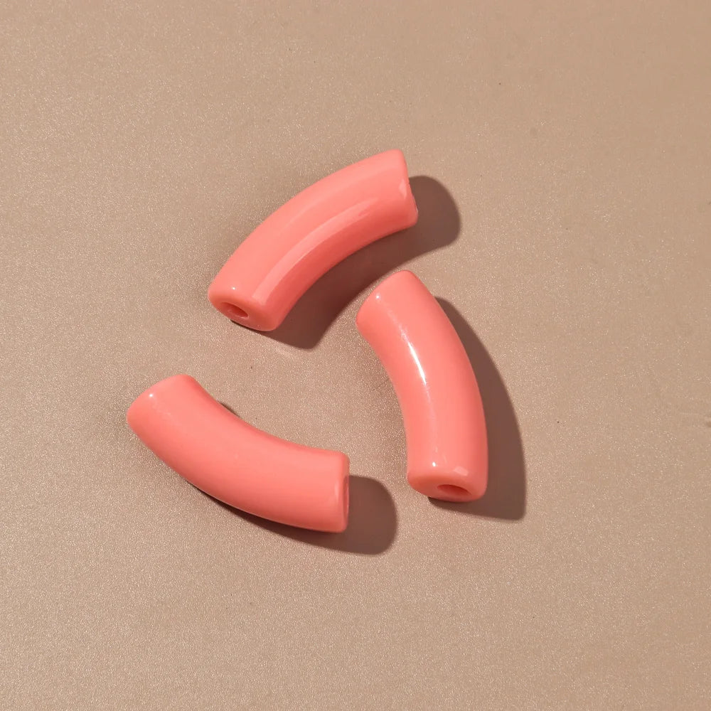 🌈 Lot de 20 Perles Tubes Arc-en-ciel – Idéal pour Créer des Bijoux Colorés et Fun ! 💫🧵 - ThiGui