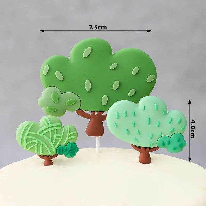 🎂Jungle Joy Cake Toppers – Adorable Safari Animals for a Wildly Cute Celebration! - ThiGui