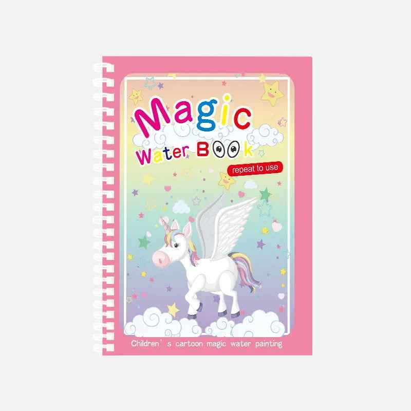 💧 Just Add Water – Mess-Free Magic Coloring Book for Little Artists! 🎨🦄 - ThiGui