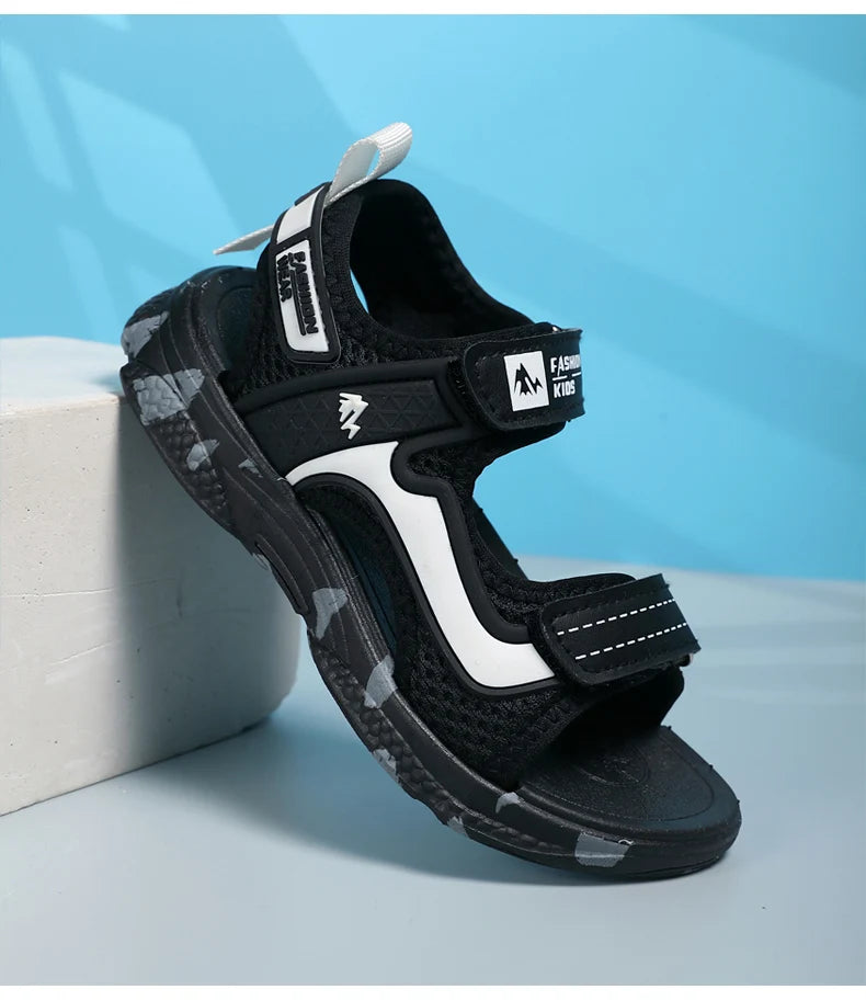 🏖️ Adventure-Ready! Camouflage Summer Sandals for Active Boys 👣💥 - ThiGui