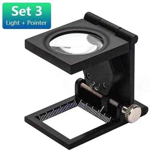 🔍 Bright Eyes, Tiny Details – Kids’ Foldable LED Magnifier for Curious Little Explorers! - ThiGui