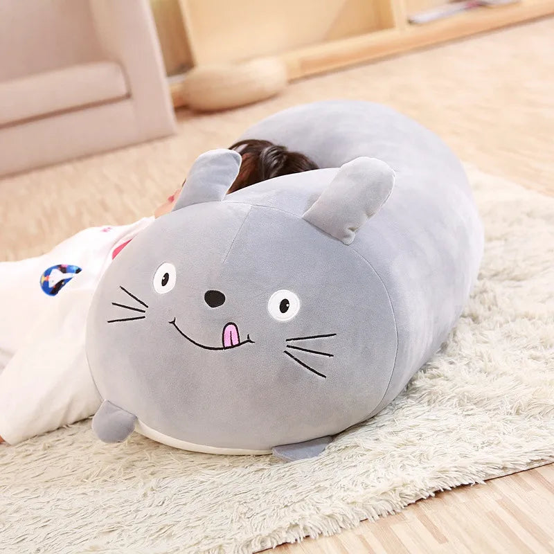 🦄 90cm Cuddly Animal Plush Pillow – Huggable Friends for Sweet Dreams! 🧸💤 - ThiGui