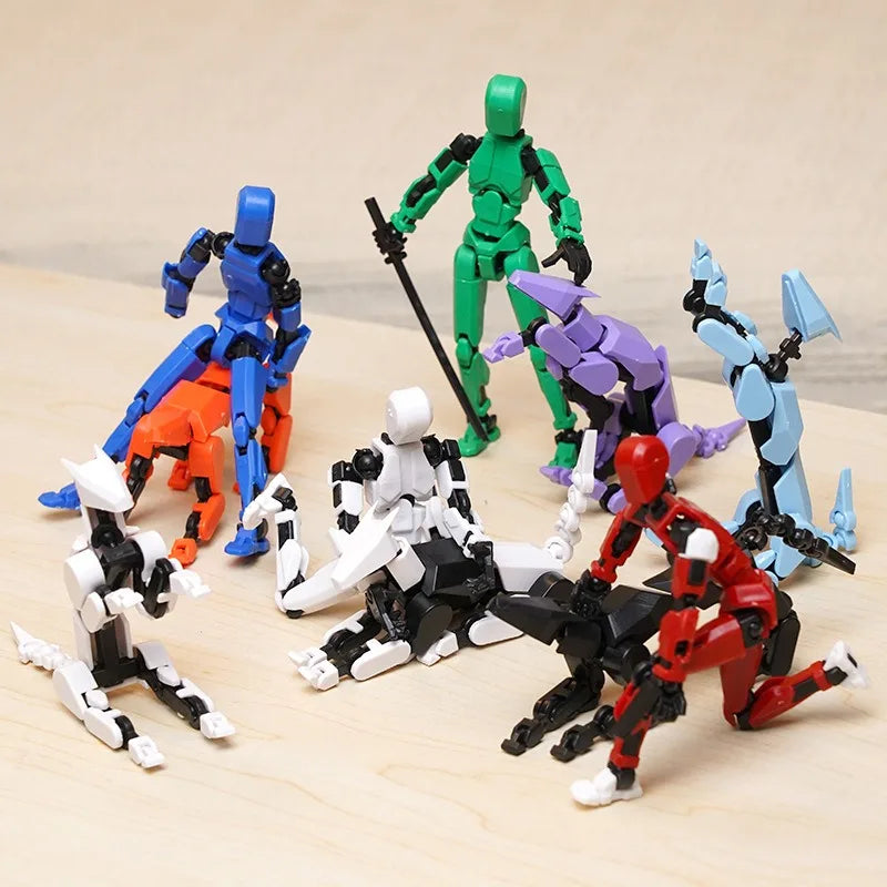 🦸‍♂️ Light-Up Titan Warriors! T13 Action Figures 🔦 | Pose, Play & Battle with Glowing Heroes - ThiGui