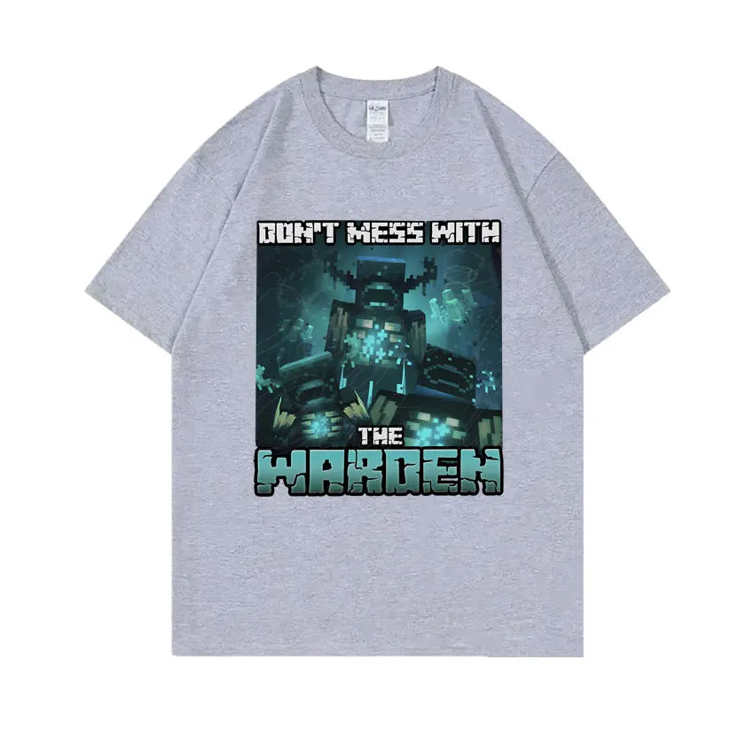 Game On Warden Tee 🎮🔥 Soft 100% Cotton Oversized Fun for Cool Boys - ThiGui