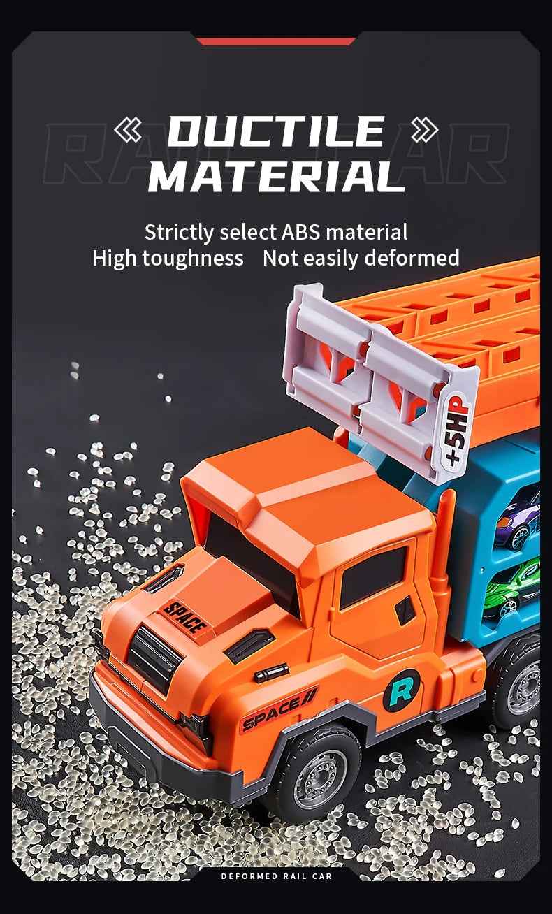 🚗 Rocket Racer Track Set – Loop, Launch & Transform into Hours of Fun! 🛞🚀 - ThiGui