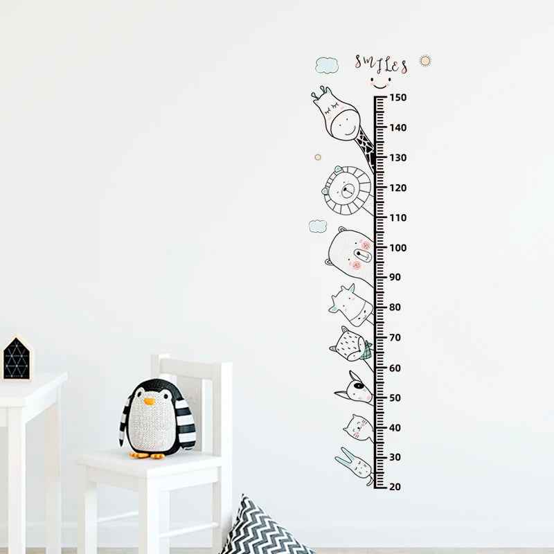 🐘3-in-1 Jungle Fun Growth Charts – Cute Animal Rulers for Growing Boys' Rooms - ThiGui