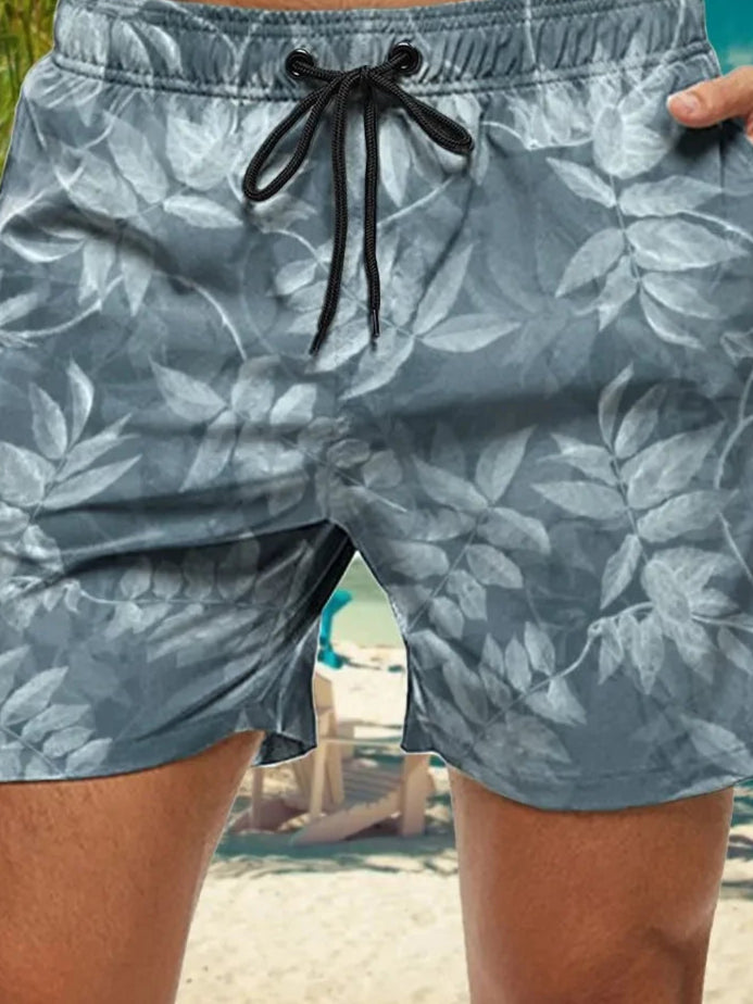 🌺 Bold & Breezy! Boys' Hawaiian 3D Floral Swim Shorts for Sunny Adventures 🏄‍♂️ - ThiGui