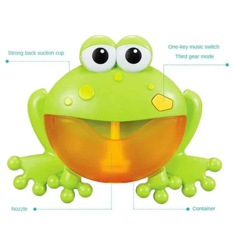 🫧 Bathtime Bubbles & Giggles – Musical Bubble Machine for Happy Splashy Tubs! 🐸 - ThiGui