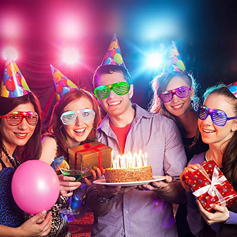 🎉 Glow Party Glasses – Light-Up Fun for Birthdays, Sleepovers & Celebrations! 😎✨ - ThiGui