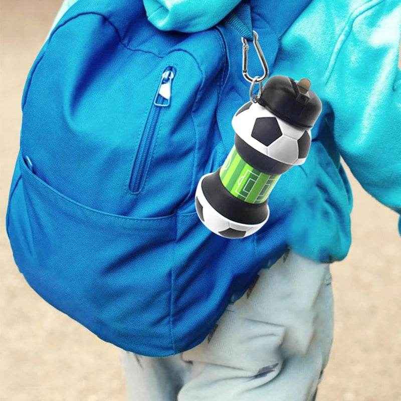 💧Foldable Sports Ball Water Bottle for Boys That’s Fun Practical and Perfect for School or Play - ThiGui