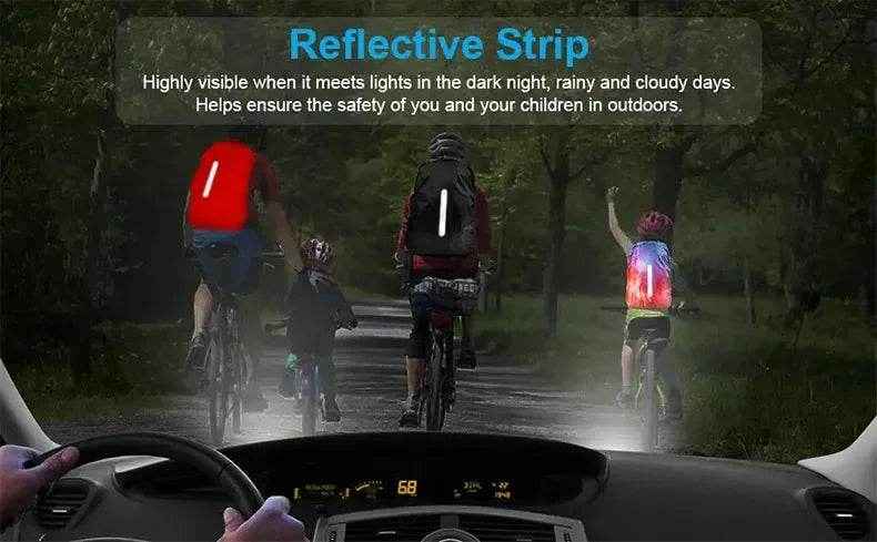 🧳Keep Your Boy’s Backpack Dry & Visible: Reflective Waterproof Rain Cover Must-Have! ✨🌧️ - ThiGui