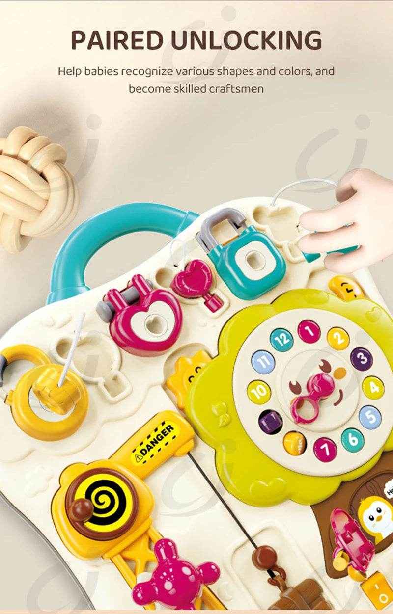 🧠 Montessori Magic on the Go ✨ Lights, Music & Switches for Curious Little Hands! - ThiGui