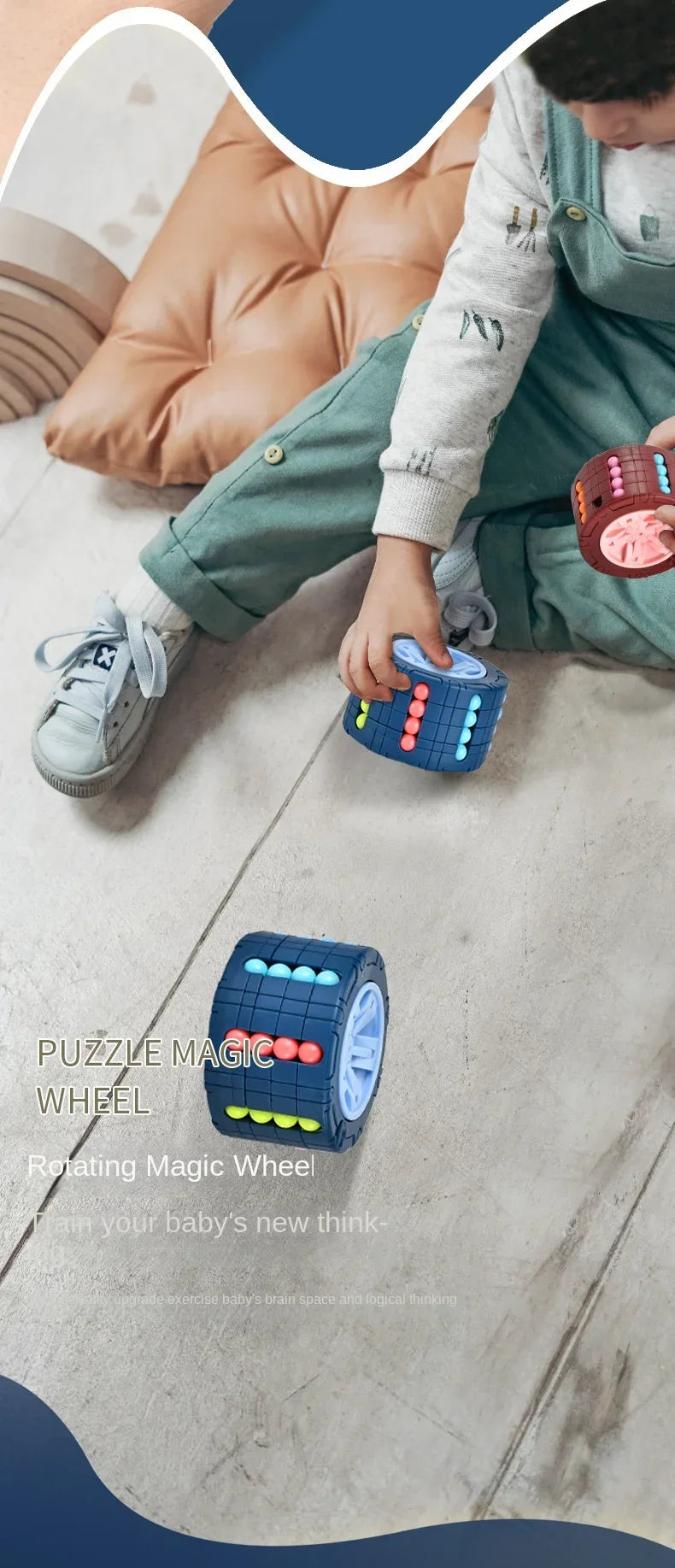 🧠 Magical Bean Cube – Fidget, Learn & Calm Little Hands! ✨🎯 - ThiGui