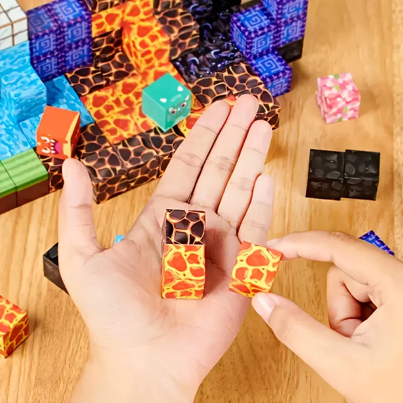 🧲 Build, Stack & Explore! Magnetic World Building Set for Creative Young Minds 🌍🔧 - ThiGui