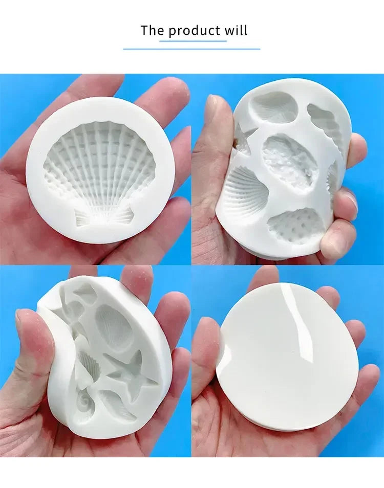 🐚 Bake Like a Beachy Dream – Silicone Shell & Conch Mould Set for Sweet Creativity! 🧁🌊 - ThiGui