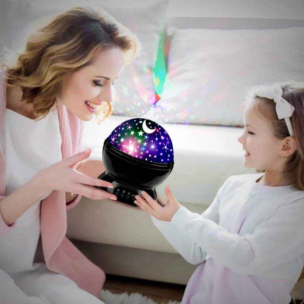 🌙 Enchanting Star & Moon Projector – A Magical Bedtime for Little Dreamers - ThiGui