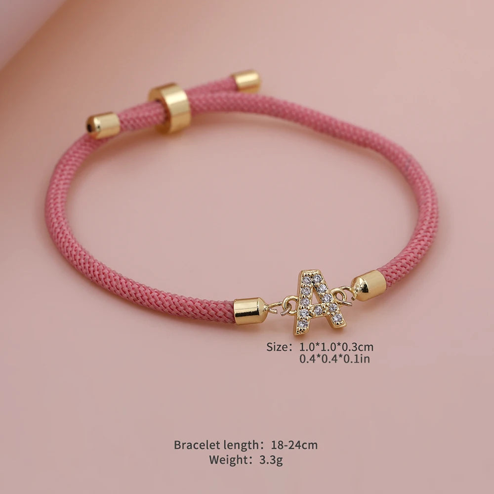 🧵 Initial Bracelet with Heart – A Simple & Stylish Merci for Maîtresse & School Stars! ✨ - ThiGui