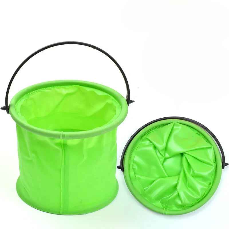 🎣 Handy Folding Bucket for Busy Days – Perfect for Fishing, Car Washes, and More! 🎣 - ThiGui