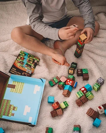 🧲 Build & Imagine! Magnetic Mine World Cube Set for Kids – Craft, Create, and Play 🎮🌍 - ThiGui
