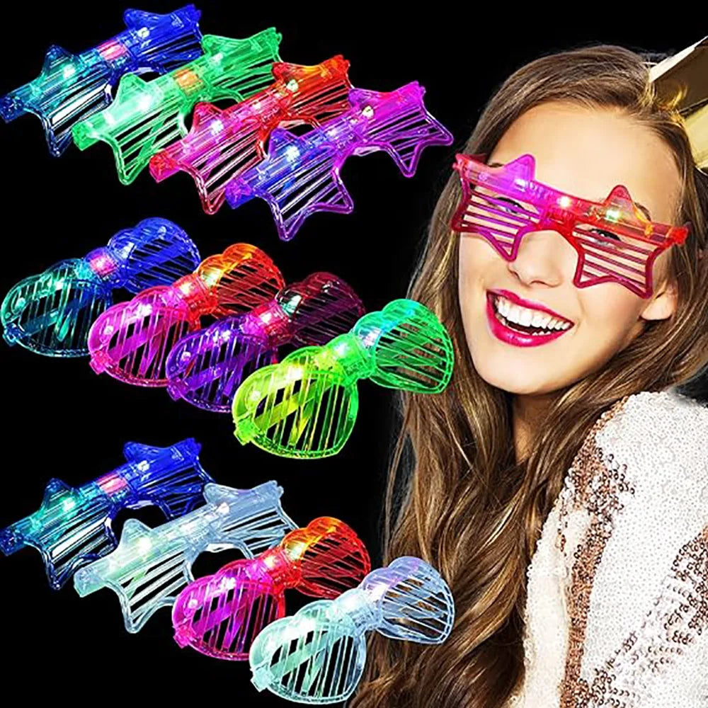 🎉 Glow Party Glasses – Light-Up Fun for Birthdays, Sleepovers & Celebrations! 😎✨ - ThiGui