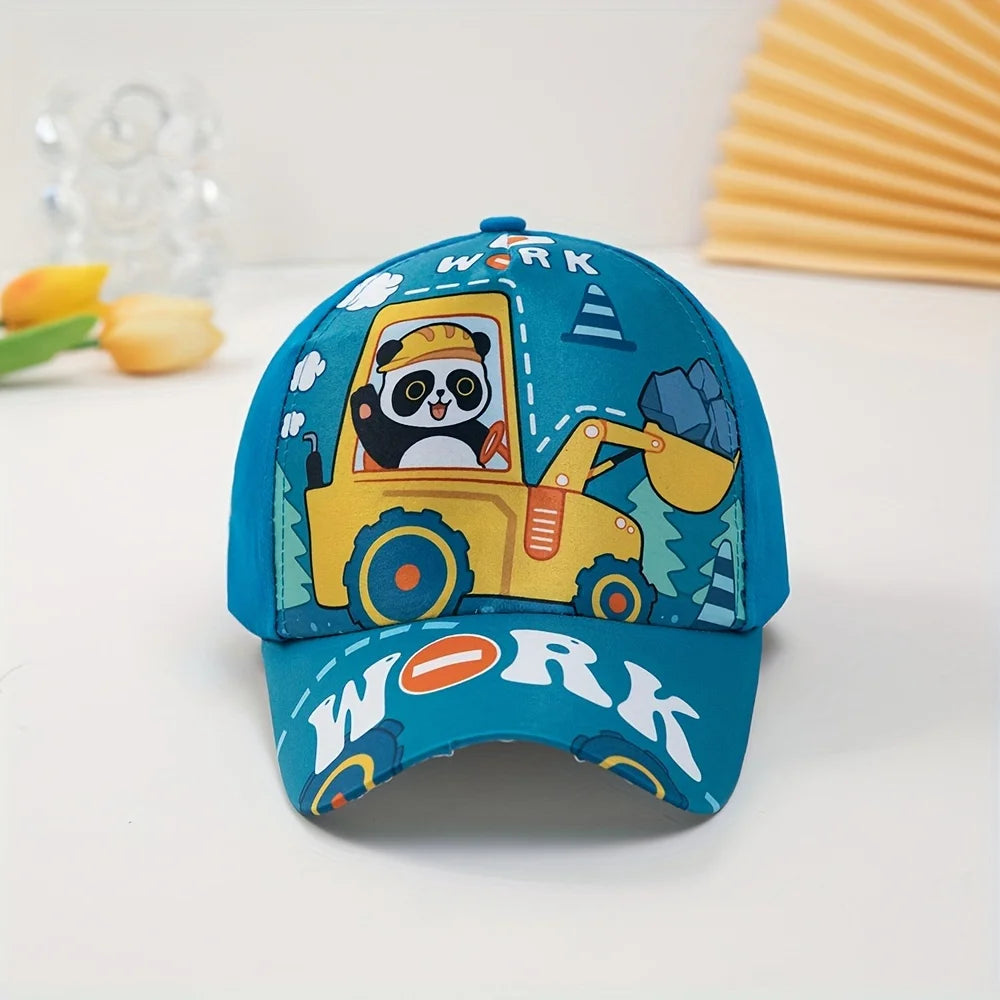 🚗 Vroom Vroom Sun Hat – Lightweight Car Baseball Cap for Cool Little Explorers! 🧢☀️ - ThiGui