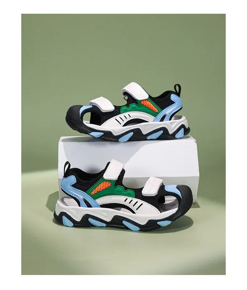 🏖️ Cool, Comfy & Ready to Go! Boys' Slip-On Sandals for Summer Adventures ☀️👣 - ThiGui