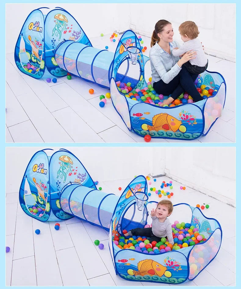 🎈 Ball Pit & Tunnel Adventure! 🐾 Pop-Up Playground for Happy Little Explorers 🏰 - ThiGui