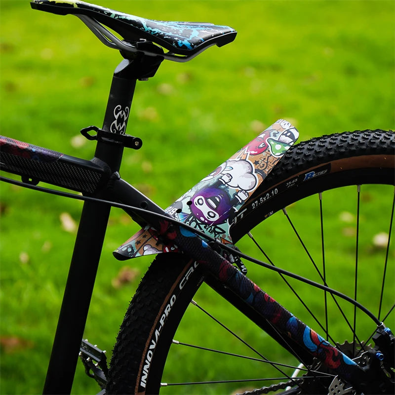 🚲 Front & Rear Mudguard Set | Universal Fit for Kids’ Mountain Bikes – No More Muddy Clothes! 🧼🌦️ - ThiGui